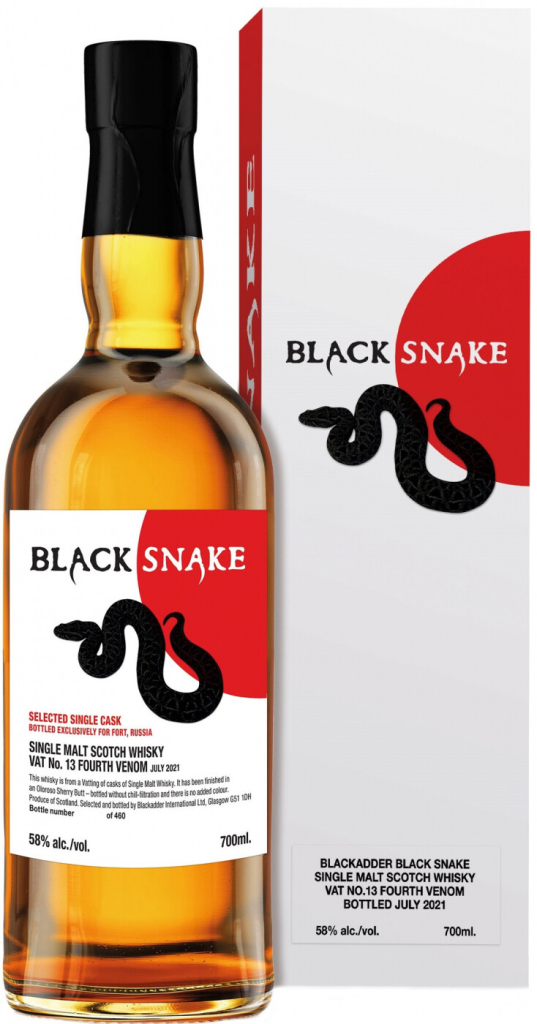 Виски Blackadder Black Snake Vat №13 Fourth Venom